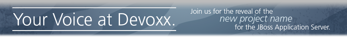 JBoss at Devoxx.
