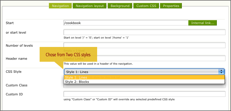 Chose CSS